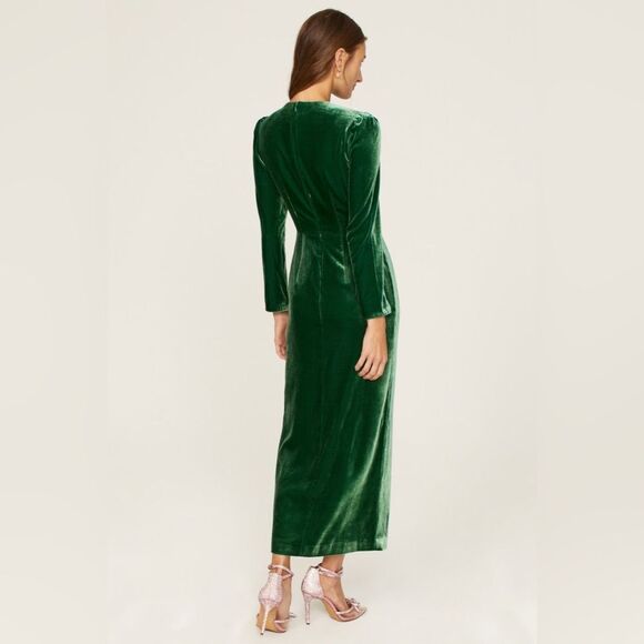 SALONI Jinx C Dress in Bright Emerald size 4 - Picture 2 of 6